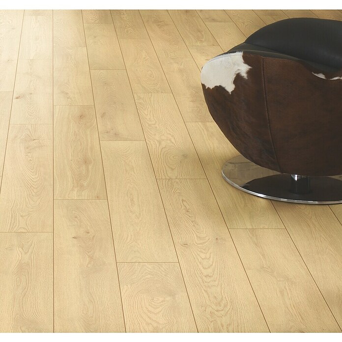LOGOCLIC Vinto Laminat Classic (Eiche Cornsilk, Landhausdiele, 1 288 x 195 x 8 mm) | BAUHAUS