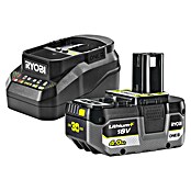 Ryobi ONE+ Akumulator in polnilnik RC18120B140X  (18 V, 4 Ah) | Akumulatorji in polnilniki | Dodatna oprema za stroje | Orodja in stroji | Izdelki | BAUHAUS