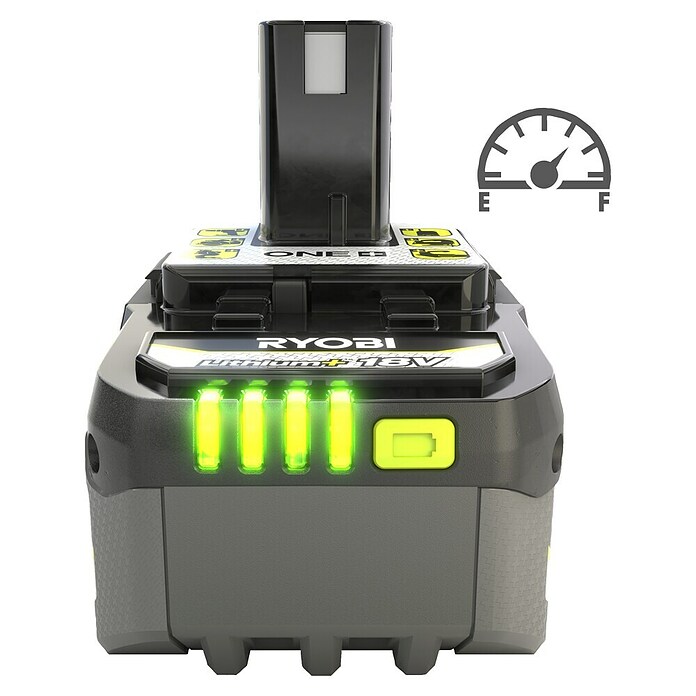 Ryobi Akumulator in polnilnik v setu RC18120A140X  (1 baterija, 4 Ah) | Akumulatorji in polnilniki | Dodatna oprema za stroje | Orodja in stroji | Izdelki | BAUHAUS