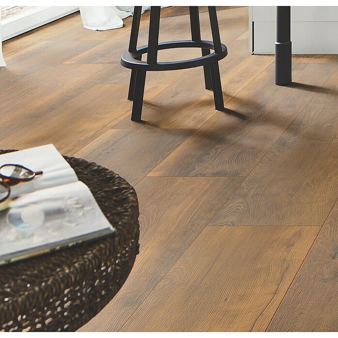 LOGOCLIC Vinto Laminat Wide Eiche Porto (Eiche Porto, Landhausdiele, 1 288 x 330 x 8 mm) | BAUHAUS