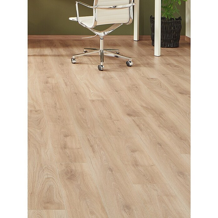 LOGOCLIC Ambienta Laminat Honig Eiche (Honig Eiche, Landhausdiele, 1 288 x 195 x 10 mm) | BAUHAUS