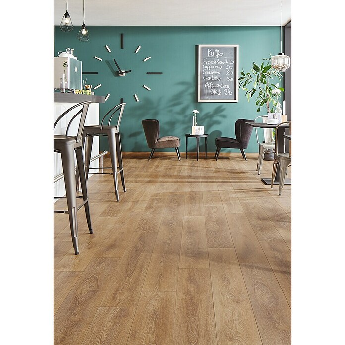 LOGOCLIC Ambienta Laminat Eiche Corno (Eiche Corno, Landhausdiele, 1 288 x 195 x 10 mm) | BAUHAUS
