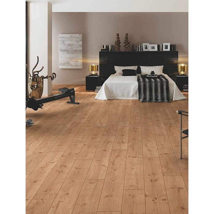 Laminat Pinie (1.285 x 192 x 8 mm, Landhausdiele)