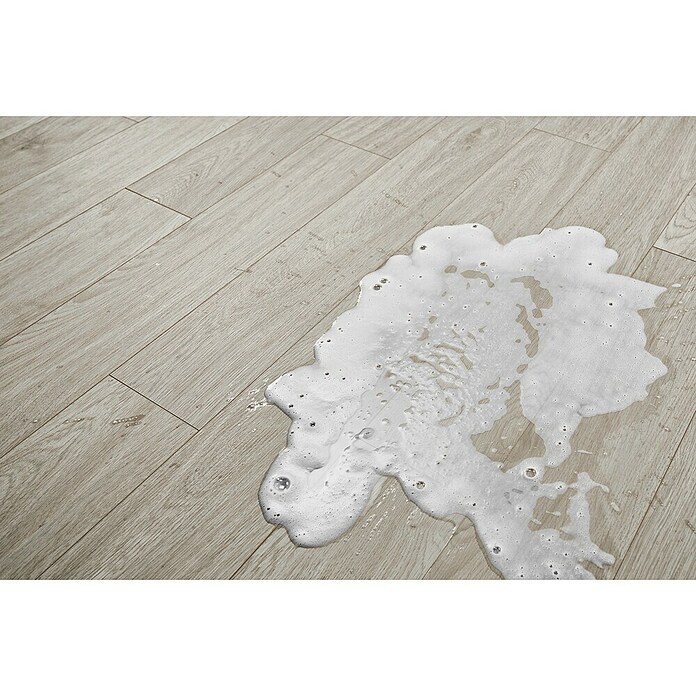 LOGOCLIC Aquaprotect Laminat Nature Oak (Beige, Landhausdiele, 1 288 x 195 x 8 mm) | BAUHAUS