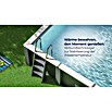Gre Avantgarde Piscina de WPC Nova (L x An x Al: 315 x 315 x 96 cm, Gris oscuro/Azul, 7.600 l) | BAUHAUS
