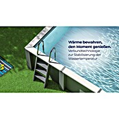 Gre Avantgarde Piscina de WPC Nova (L x An x Al: 315 x 315 x 96 cm, Gris oscuro/Azul, 7.600 l) | BAUHAUS