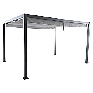 Sunfun Milos Paviljon s platneno streho (Do x Š x V: 392 x 294 x 235 cm, Barva strehe: Siva)