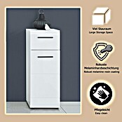 Trendteam Skin Bad-Beistellschrank (B x T x H: 30 x 31 x 79 cm, Weiß) | BAUHAUS
