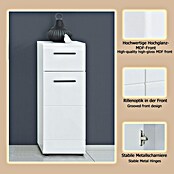 Trendteam Skin Bad-Beistellschrank (B x T x H: 30 x 31 x 79 cm, Weiß) | BAUHAUS