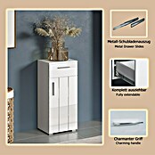 Trendteam Wons Unterschrank (37 x 31 x 83 cm, Weiß) | BAUHAUS
