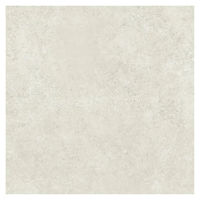 Feinsteinzeugfliese Cortina - 60 x 60 cm, Bianco, Matt - Hellbeige, strukturierte Oberfläche in Betonoptik für Fliesen.