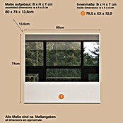 Trendteam Sao Paulo Ablagespiegel (80 x 14 x 74 cm, Kaschmir) | BAUHAUS