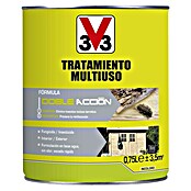 V33 Protección para madera fondo Universal Doble Acción (Incoloro, 750 ml)
