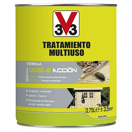 V33  Protección para madera fondo Universal Doble Acción