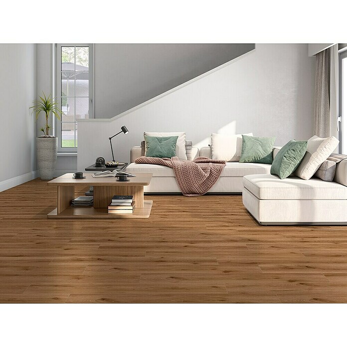Suelo vinílico SPC Raíces Acacia (1.220 x 181 x 5 mm, Acacia, Capa de desgaste: 0,55 mm) | BAUHAUS