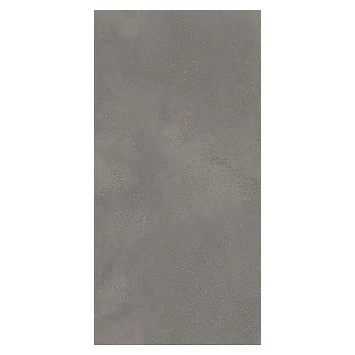 Suelo vinílico SPC Concrete - 940 x 470 x 5 mm, Gris - Panel texturizado gris oscuro con aspecto de hormigón, apto para suelos o paredes.