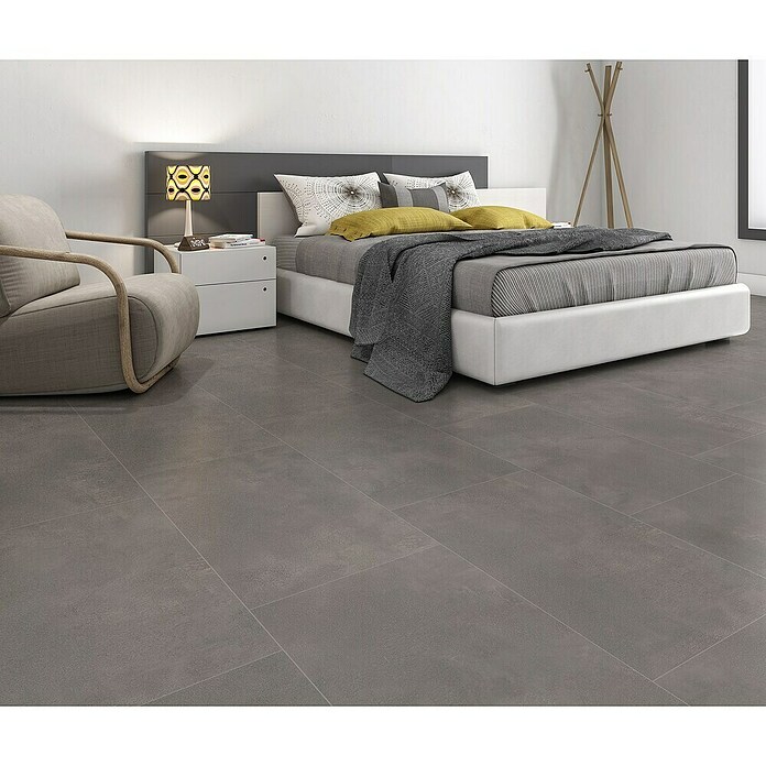 Suelo vinílico SPC Concrete (940 x 470 x 5 mm, Gris) | BAUHAUS