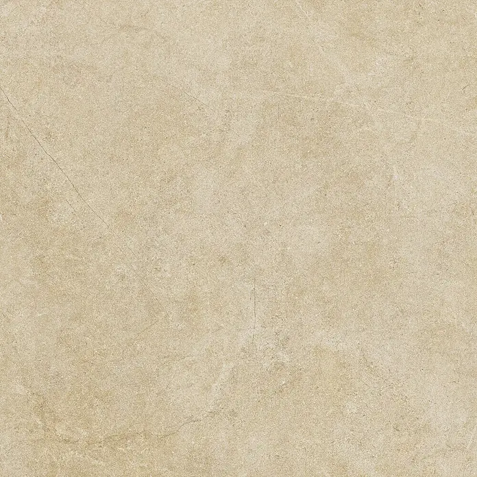 Feinsteinzeugfliese Chalk Sallow - 60 x 120 cm, Beige, Matt - Beige strukturierte Steinfliese mit subtilen Naturzeichnungen.