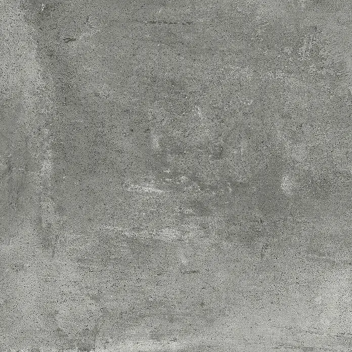 Feinsteinzeugfliese Urban - 60 x 60 cm, Grey, Matt - Raue, gesprenkelte graue Beton- oder Steinstruktur, geeignet für moderne Boden- oder Wandfliesen.