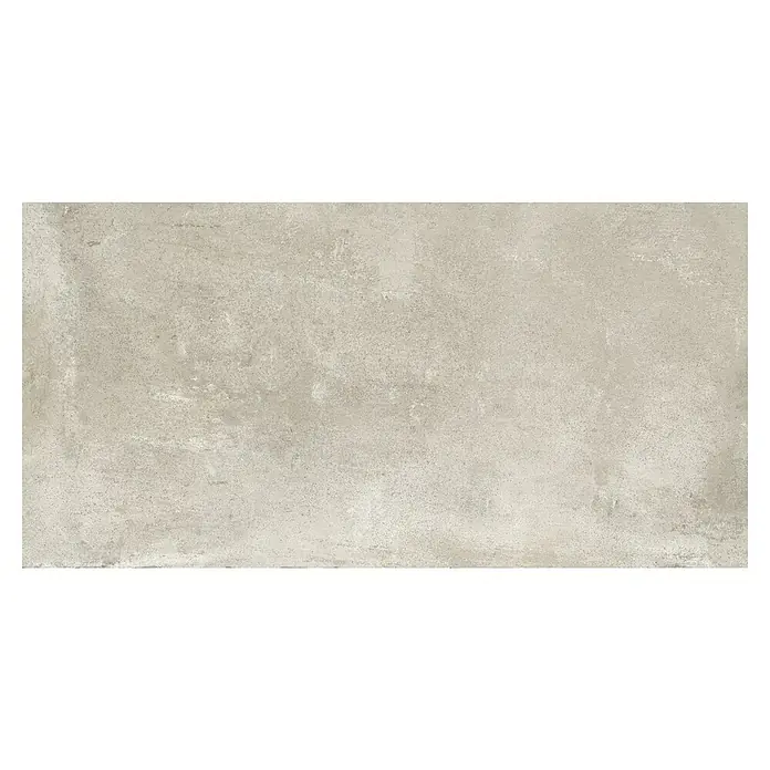 Feinsteinzeugfliese Urban - 60 x 120 cm, Taupe, Matt - Hellbeigefarbene Betonoptikfliese mit subtiler, texturierter Oberfläche.