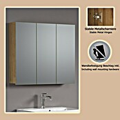 Trendteam Niklas Spiegelschrank (B x H: 90 x 80 cm, Evoke Eiche) | BAUHAUS