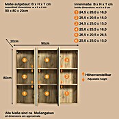 Trendteam Niklas Spiegelschrank (B x H: 90 x 80 cm, Evoke Eiche) | BAUHAUS