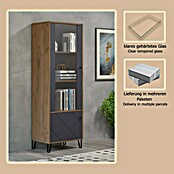 Trendteam Vitrine Montez (B x T x H: 63 x 40 x 172 cm, Grau) | BAUHAUS