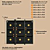 Trendteam Niklas Spiegelschrank (B x H: 90 x 80 cm, Kashmir) | BAUHAUS