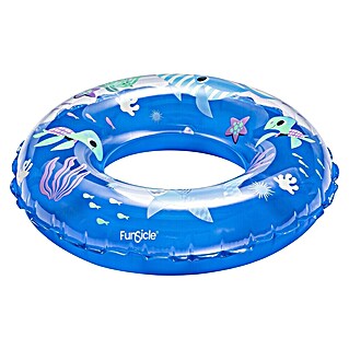 Funsicle Schwimmring (Durchmesser: 55 cm, Blau)
