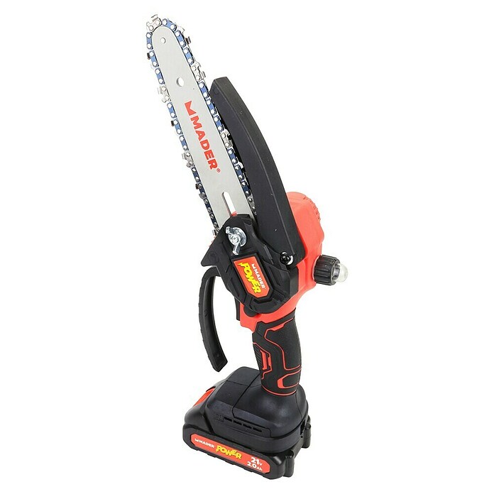 Motosierra de batería Power 74077 (21 V, 2 Ah, Iones de litio, 2 baterías, Longitud de la cuchilla: 15 cm) | BAUHAUS
