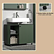 Trendteam Niklas Waschtischunterschrank (B x T x H: 80 x 42 x 64 cm, Grün, Strukturiert) | BAUHAUS