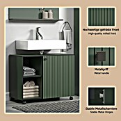 Trendteam Niklas Waschtischunterschrank (B x T x H: 80 x 42 x 64 cm, Grün, Strukturiert) | BAUHAUS