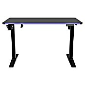 Nacon Mesa de escritorio PCGD-ELEC (L x An x Al: 60 x 120 x 118 cm, Iluminación LED, Altura regulable) | BAUHAUS