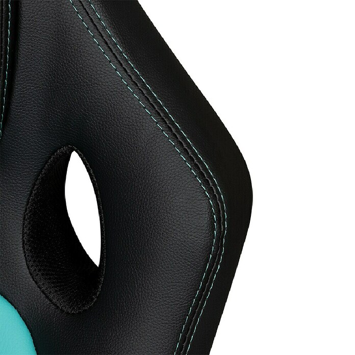 Nacon Silla de oficina CH-310 (Para Gamers, Negro/Azul, Reposabrazos) | BAUHAUS