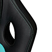 Nacon Silla de oficina CH-310 (Para Gamers, Negro/Azul, Reposabrazos) | BAUHAUS