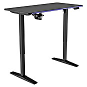 Nacon Mesa de escritorio PCGD-ELEC (L x An x Al: 60 x 120 x 118 cm, Iluminación LED, Altura regulable) | BAUHAUS