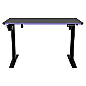 Nacon Mesa de escritorio PCGD-ELEC (L x An x Al: 60 x 120 x 118 cm, Iluminación LED, Altura regulable) | BAUHAUS