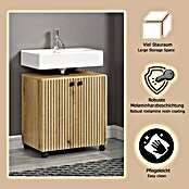 Trendteam Niklas Waschtischunterschrank (B x T x H: 60 x 42 x 64 cm, Evoke Eiche, Strukturiert) | BAUHAUS