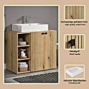 Trendteam Niklas Badmöbel-Set (90 cm, Evoke Eiche, Breite Waschbecken: 60 cm) | BAUHAUS