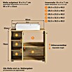 Trendteam Niklas Badmöbel-Set (90 cm, Evoke Eiche, Strukturiert, Breite Waschbecken: 60 cm) | BAUHAUS
