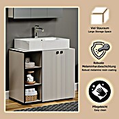Trendteam Niklas Badmöbel-Set (90 cm, Kashmir, Strukturiert, Breite Waschbecken: 80 cm) | BAUHAUS