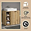 Trendteam Niklas Badmöbel-Set (90 cm, Evoke Eiche, Strukturiert, Breite Waschbecken: 60 cm) | BAUHAUS