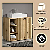 Trendteam Niklas Badmöbel-Set (90 cm, Evoke Eiche, Breite Waschbecken: 60 cm) | BAUHAUS