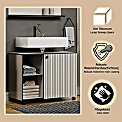 Trendteam Niklas Waschtischunterschrank (B x T x H: 80 x 42 x 64 cm, Kashmir, Strukturiert) | BAUHAUS