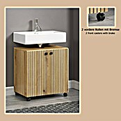 Trendteam Niklas Waschtischunterschrank (B x T x H: 60 x 42 x 64 cm, Evoke Eiche, Strukturiert) | BAUHAUS