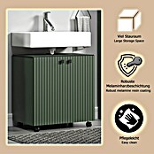 Trendteam Niklas Waschtischunterschrank (B x T x H: 60 x 42 x 64 cm, Grün, Strukturiert) | BAUHAUS