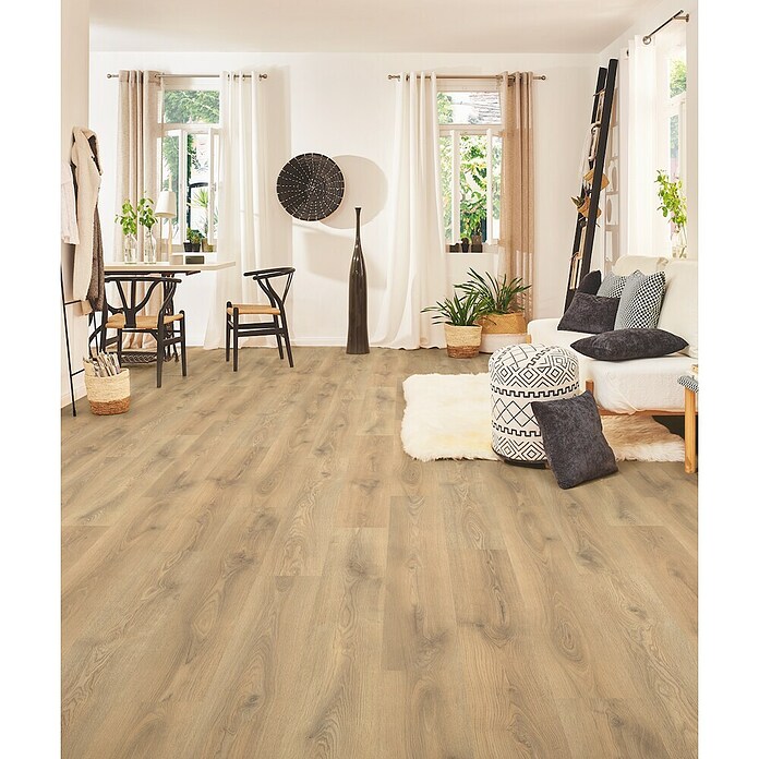 LOGOCLIC Laminat Sierra Oak (Sierra Oak, Landhausdiele, 1 285 x 192 x 7 mm) | BAUHAUS