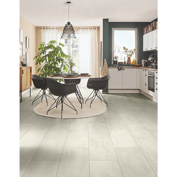 LOGOCLIC Designboden Element Flex (Mist Tile, Fliese, 638 x 322 x 7 mm) | BAUHAUS