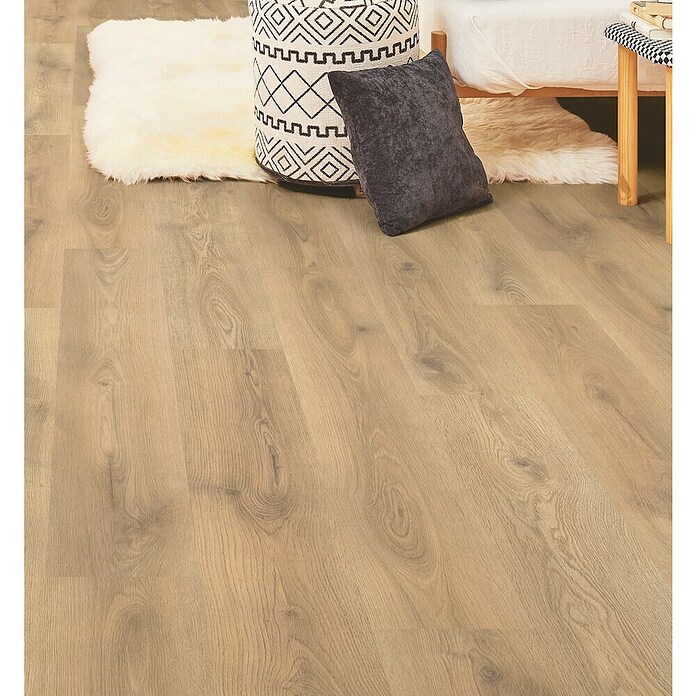 LOGOCLIC Laminat Sierra Oak (Sierra Oak, Landhausdiele, 1 285 x 192 x 7 mm) | BAUHAUS