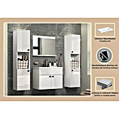 Trendteam Badmöbel-Set Haven (Gesamtbreite Badmöbel: 163 cm, Weiß, Glänzend, 5 -tlg.) | BAUHAUS